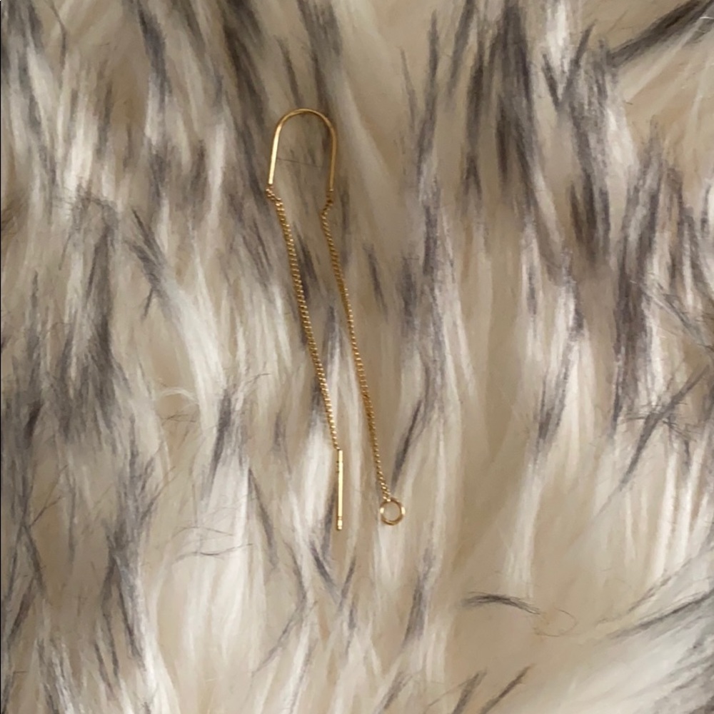 Thread earrings - Picture 2 of 2
